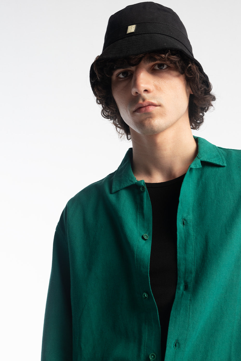 KETEN GÖMLEK - YEŞİL L