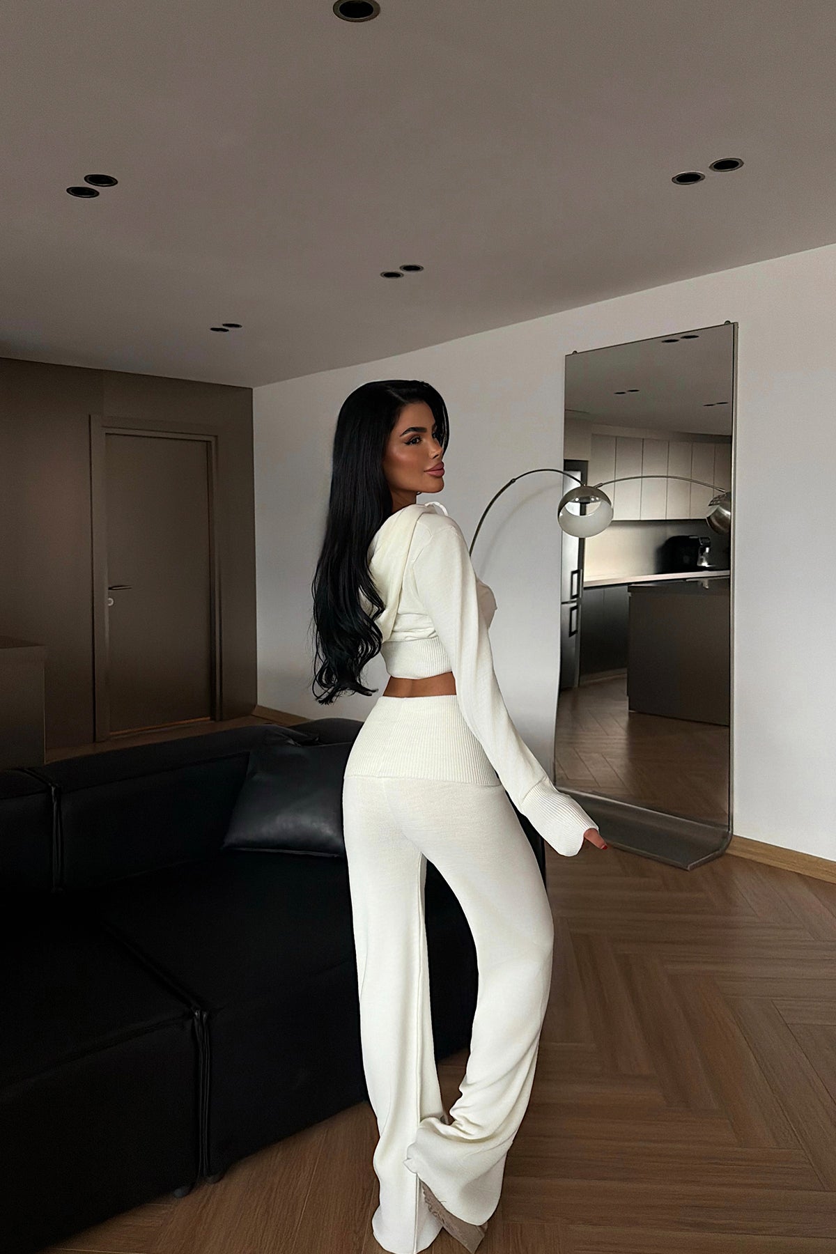 Beyaz Vinicia Triko Takım ATE-4328