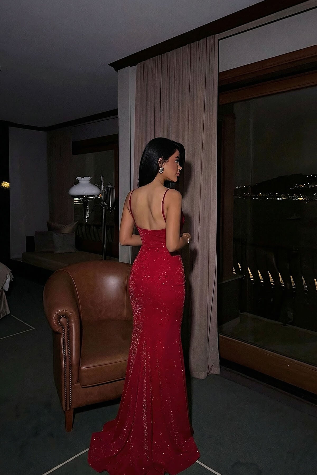 Kırmızı Gorria Elbise ATE-4470