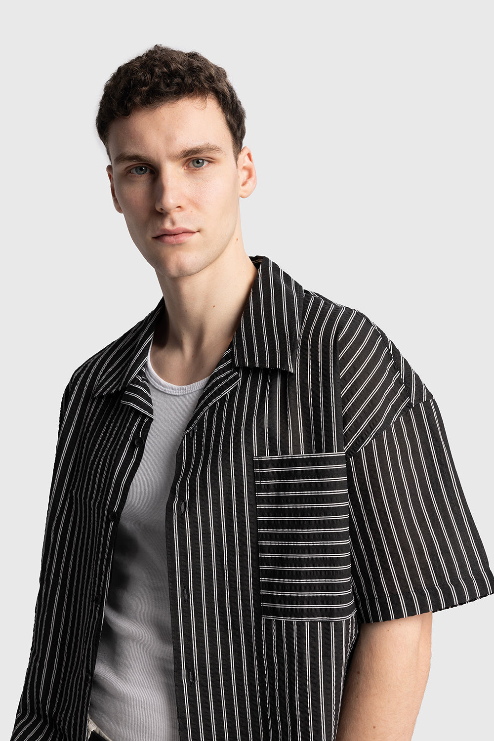 KISA KOLLU GOFRE GÖMLEK