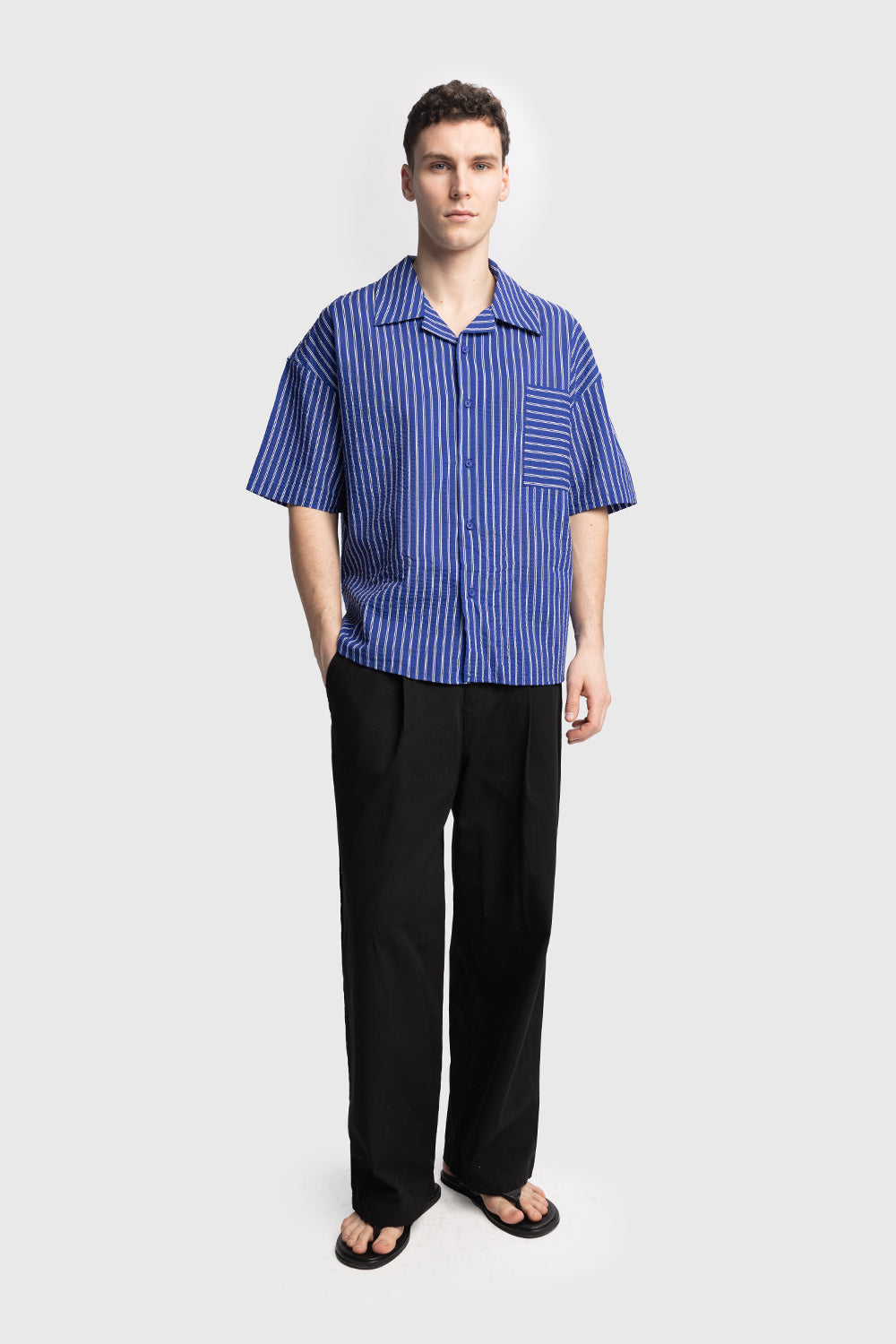 KISA KOLLU GOFRE GÖMLEK