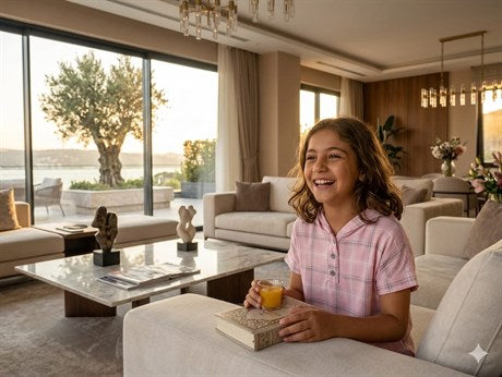 Kız Çocuk Ekose Kareli Kapüşonlu Düğmeli Kısa Kollu Gömlek