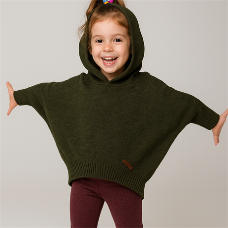 Kız Çocuk Kapüşonlu Sweatshirt