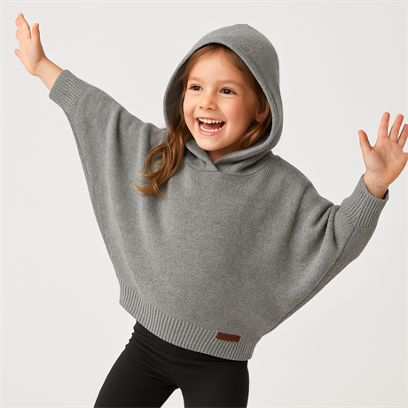 Kız Çocuk Kapüşonlu Sweatshirt