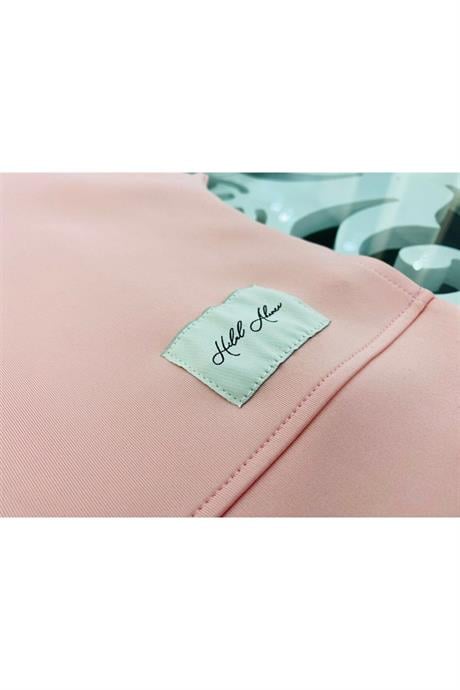 Kız Çocuk Scuba Kumaş Kısa Kollu Sweatshirt Beyaz Gömlek Lastikli Pantolon 3'lü Takım Pembe 14 Yaş
