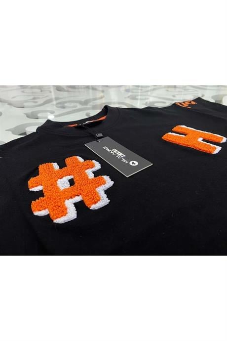 Kız Çocuk Süzene Nakışlı Tişört Yırtık Detaylı Renkli Kemerli Kot Şort Şapka 4'lü Takım Turuncu 14 Yaş