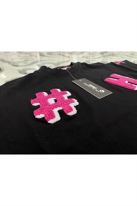 Kız Çocuk Süzene Nakışlı Tişört Yırtık Detaylı Renkli Kemerli Kot Pantolon 3'lü Takım Pembe 4 Yaş