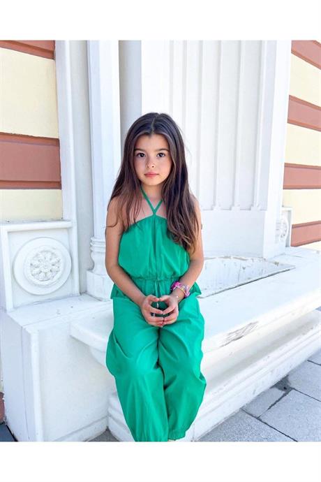 Kız Çocuk Tulum YEŞİL 14 Yaş