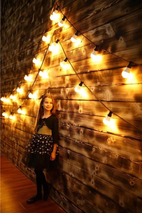 Kız Çocuk Yıldızlı Simli Love Model Abiye Elbise GOLD 4 Yaş