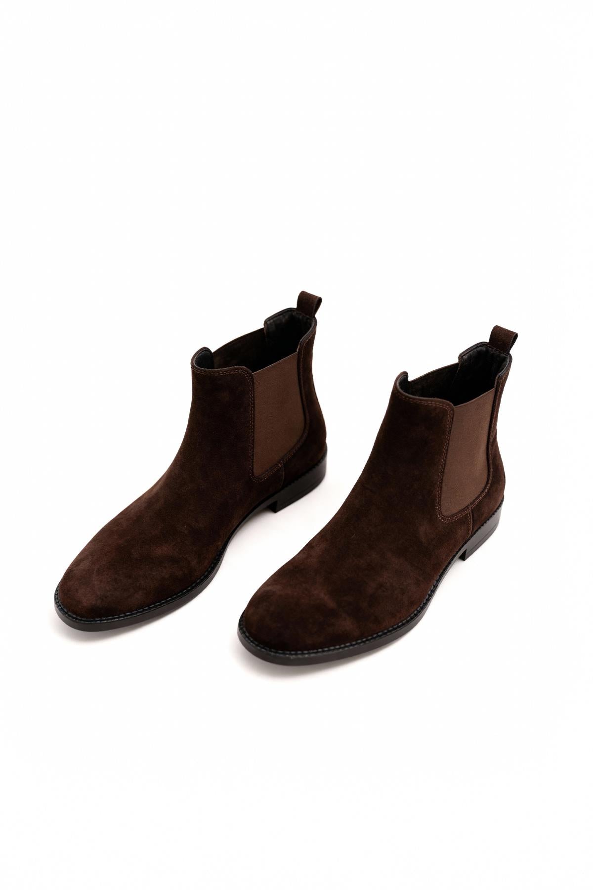 KLASİK KAHVERENGİ SÜET BOT