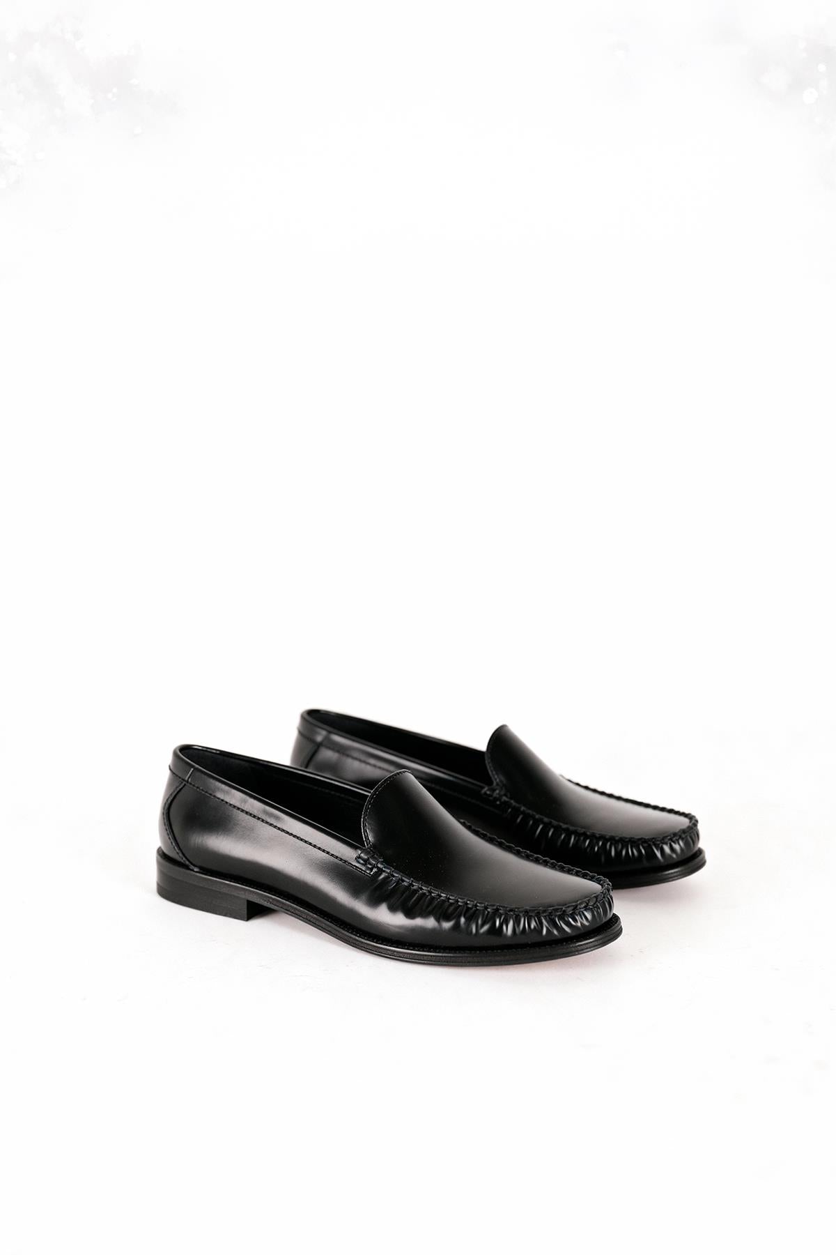 KLASİK LOAFER SİYAH AKKABI