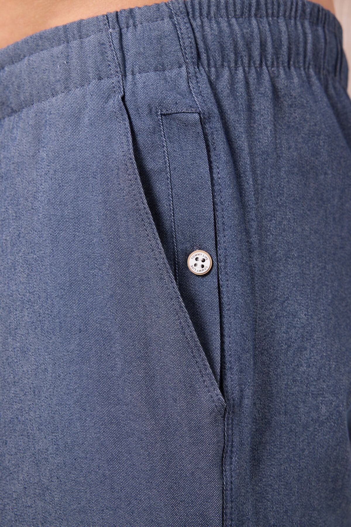 Kot Lacivert Standart Fit Dokuma Hafif Esnek Chino Erkek Pantolon - 82178