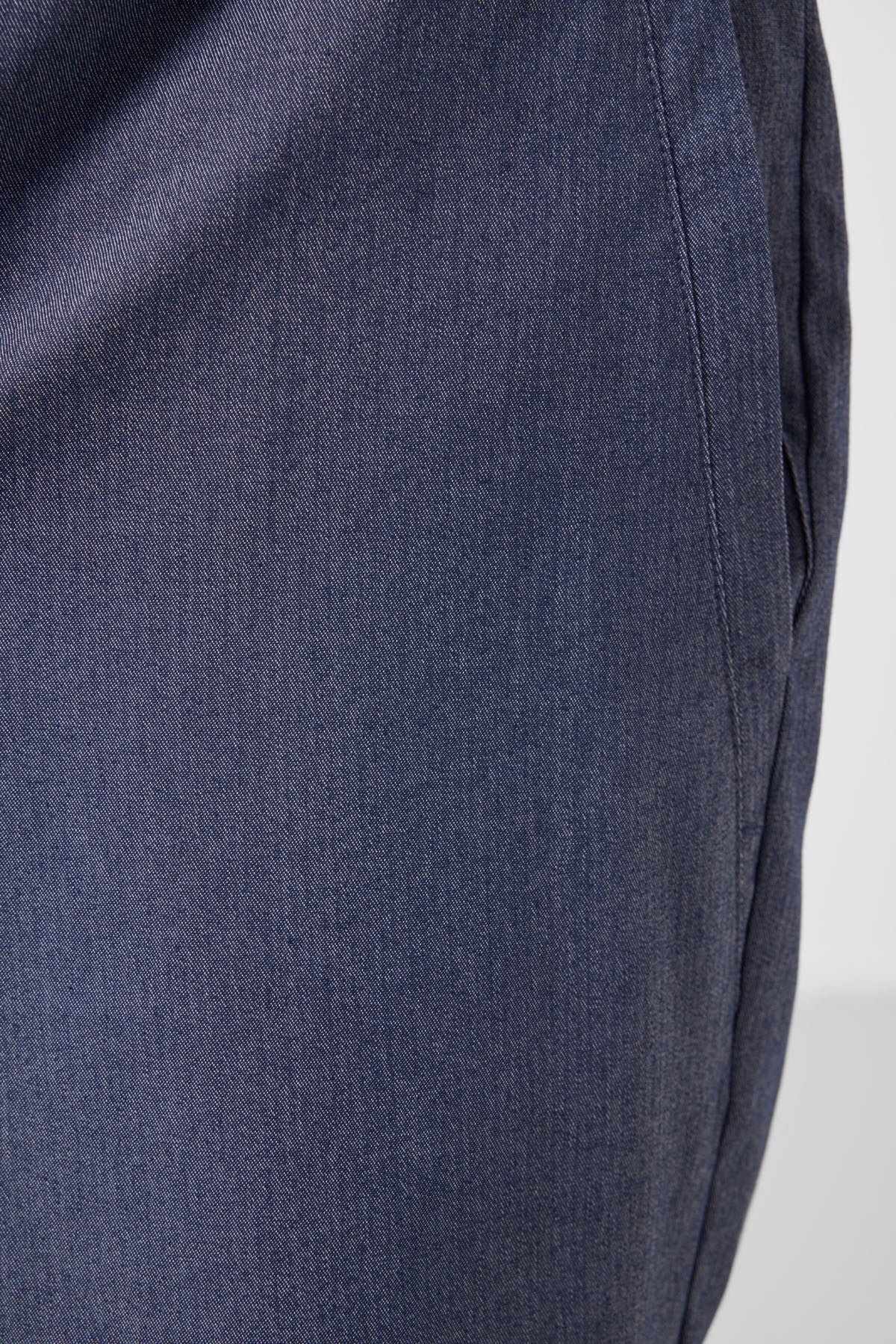 Kot Lacivert Standart Fit Dokuma Hafif Esnek Chino Erkek Şort - 81292