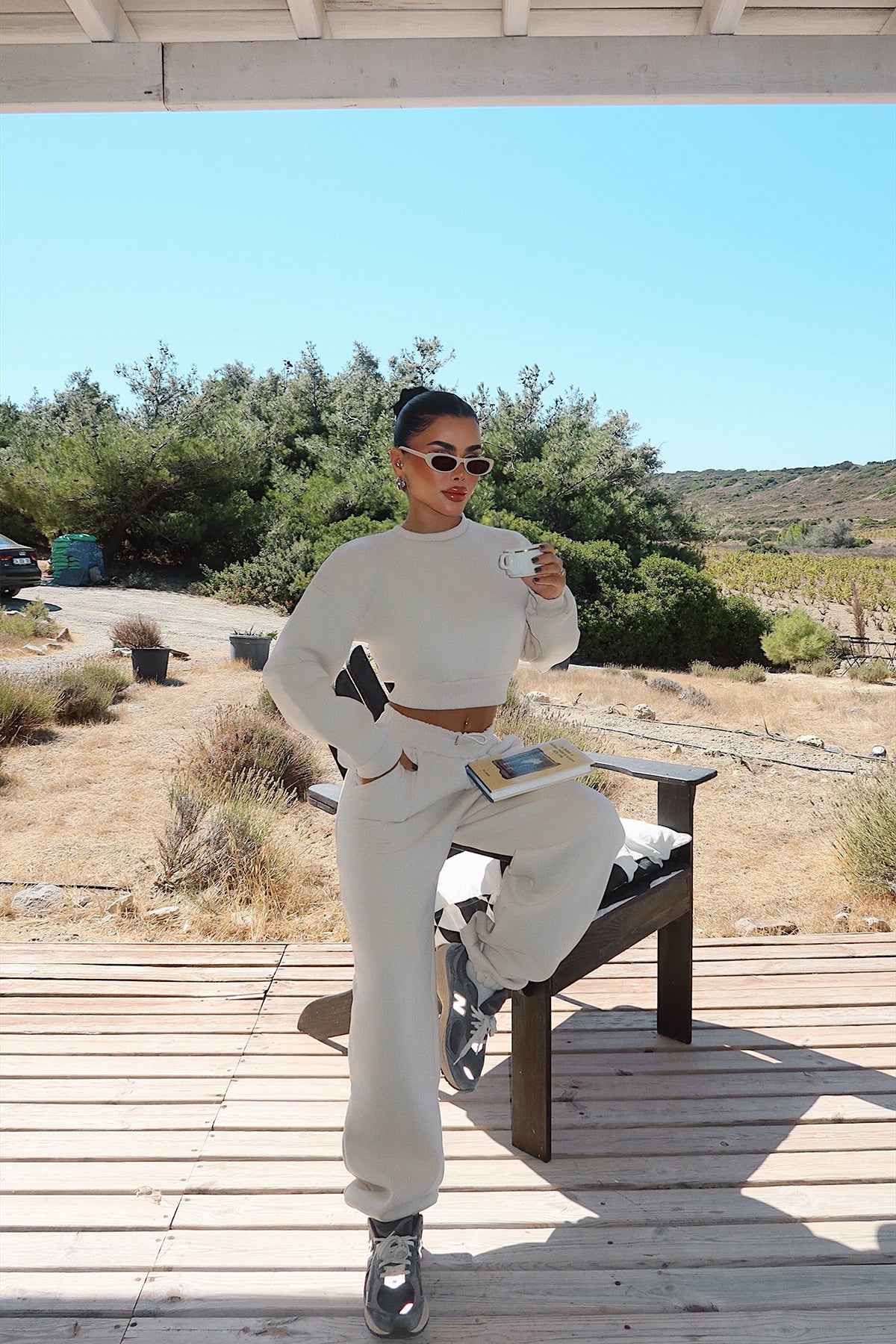 Krem Fluid Eşofman Takım ATE-3701