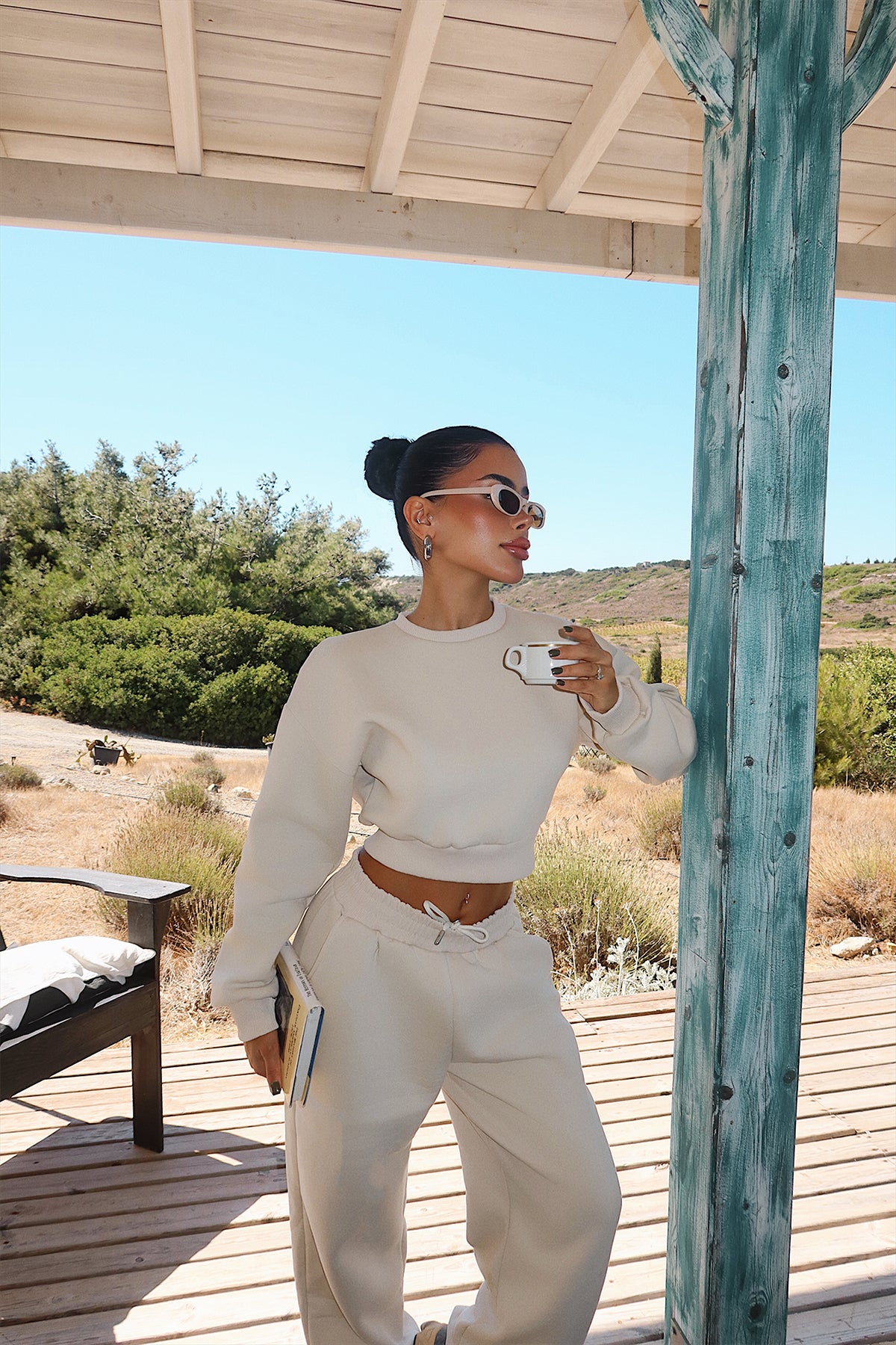 Krem Fluid Eşofman Takım ATE-3701