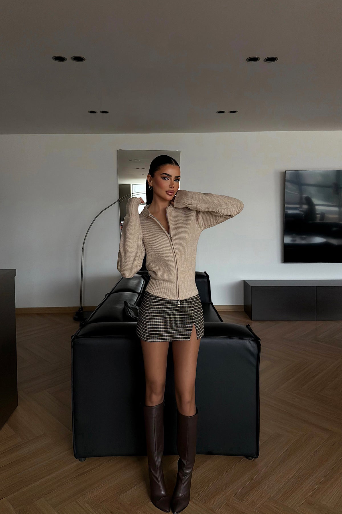 Krem Lilja Triko Hırka ATE-4057