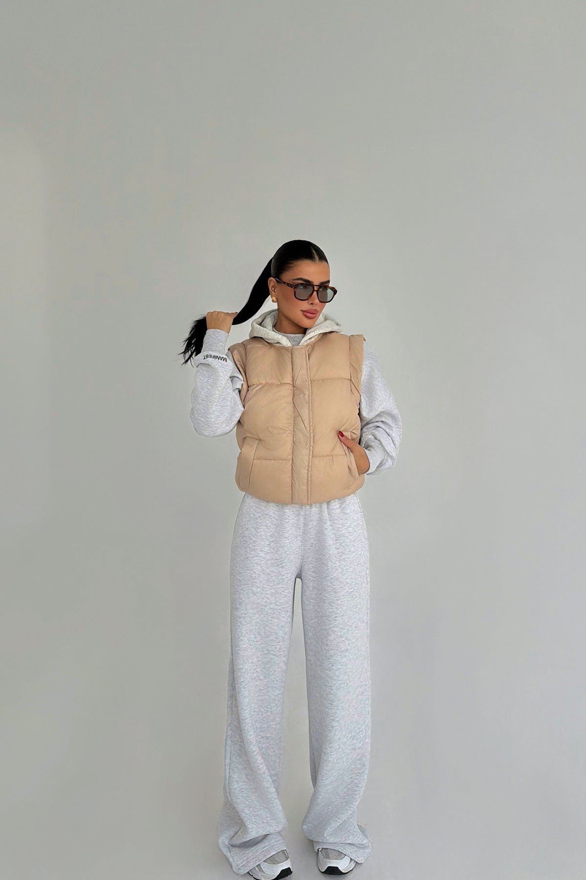 Krem Ralphette şişme yelek ATE-3765