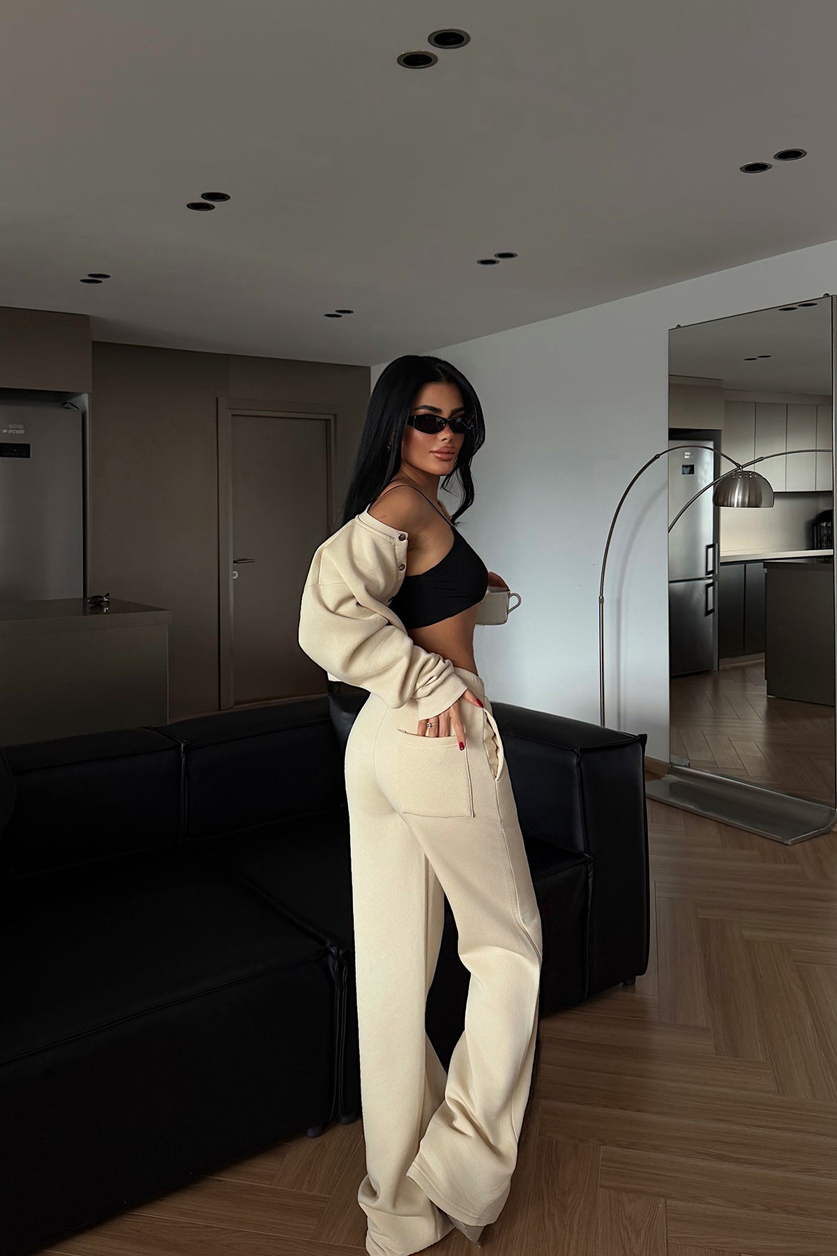 Krem Lotee Eşofman Takım ATE-4314