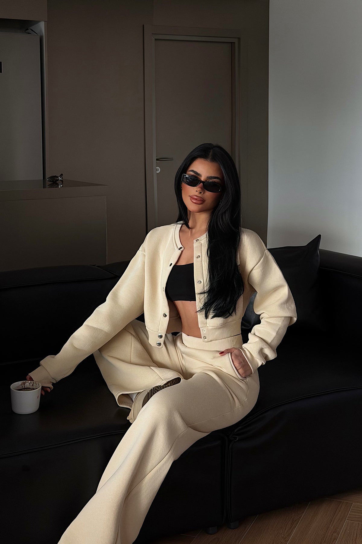 Krem Lotee Eşofman Takım ATE-4314