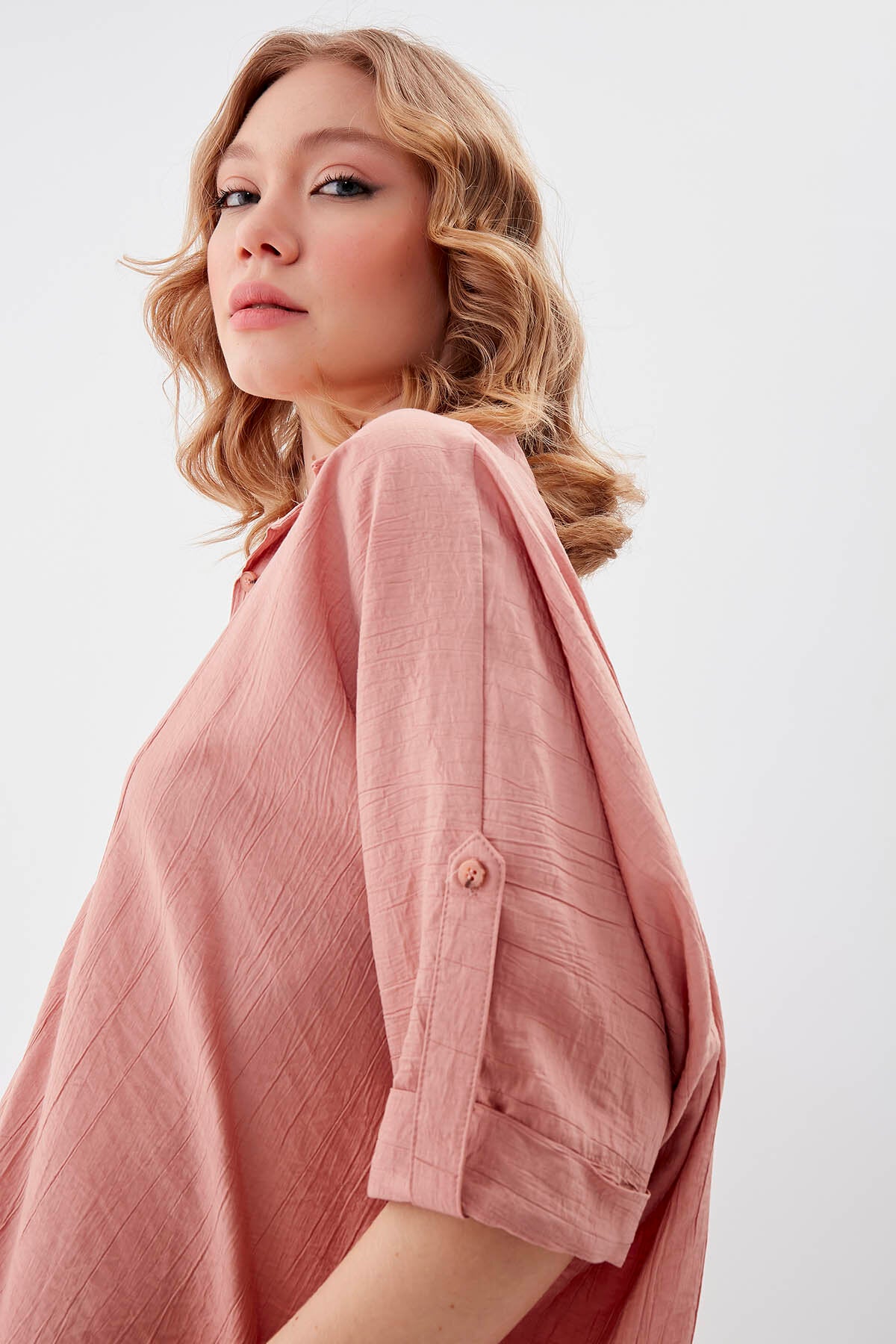 Krinkıl Kısa Kol Gömlek