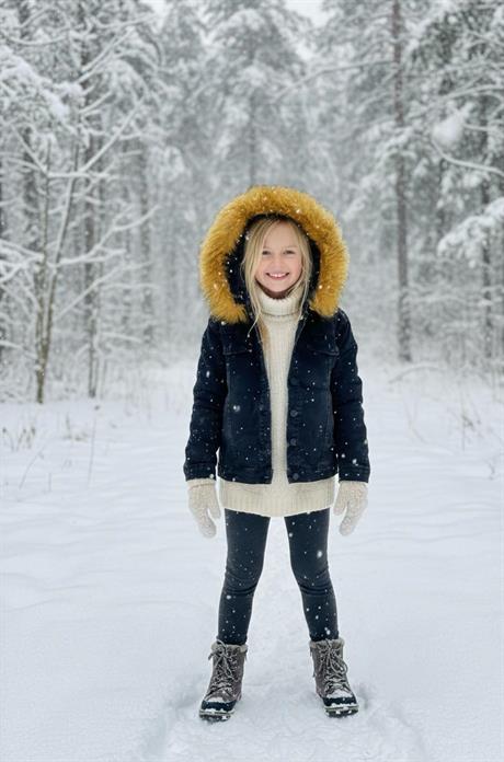 Kürk Detaylı Kot Ceket Sarı 10 Yaş
