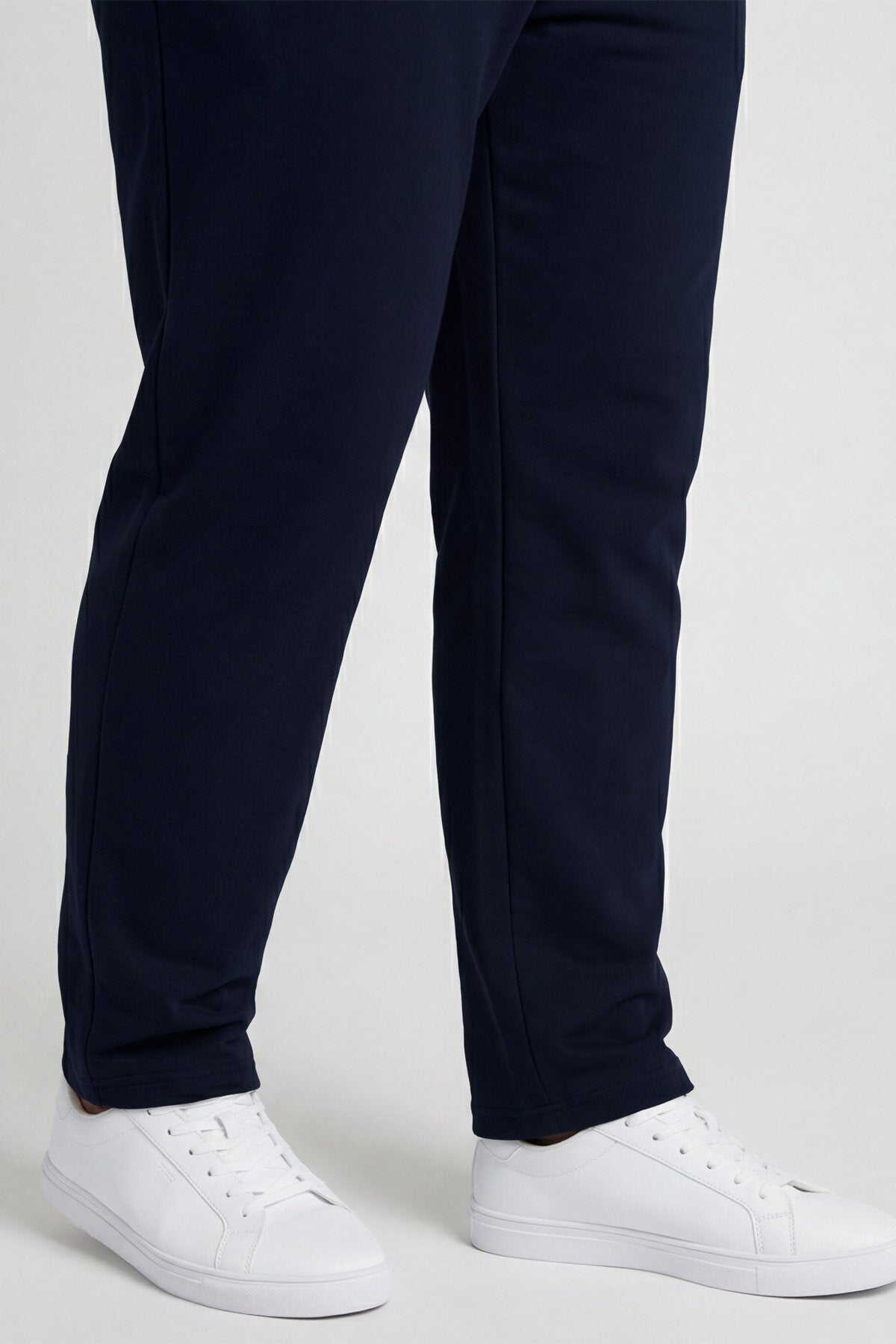 Lacivert Dik Yaka Battal Büyük Beden Erkek Eşofman Takım - 85176