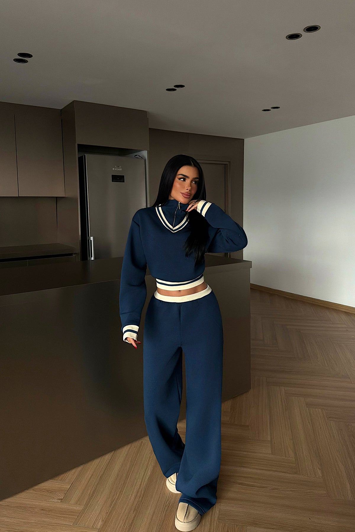 Lacivert Sonora Eşofman Takımı ATE-4360