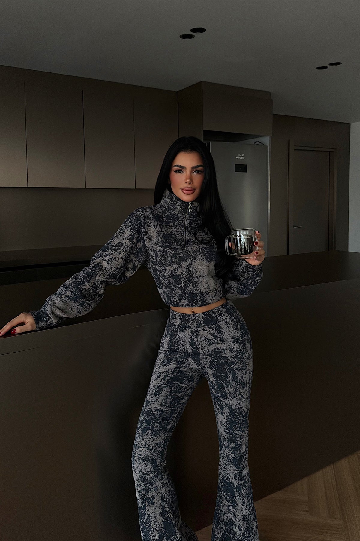 Lacivert Polena Eşofman Takımı ATE-4333