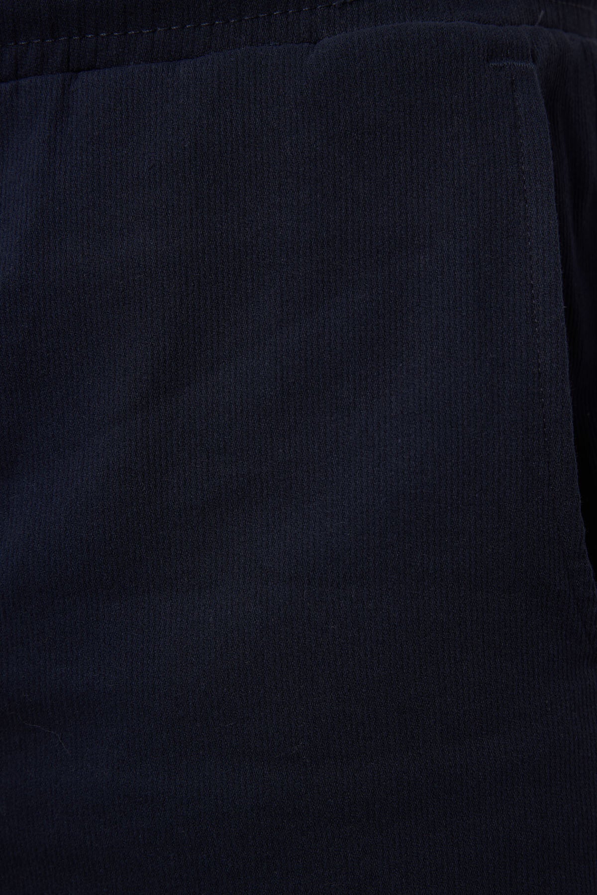 Lacivert Standart Fit Dokuma Hafif Esnek Chino Erkek Şort - 81289