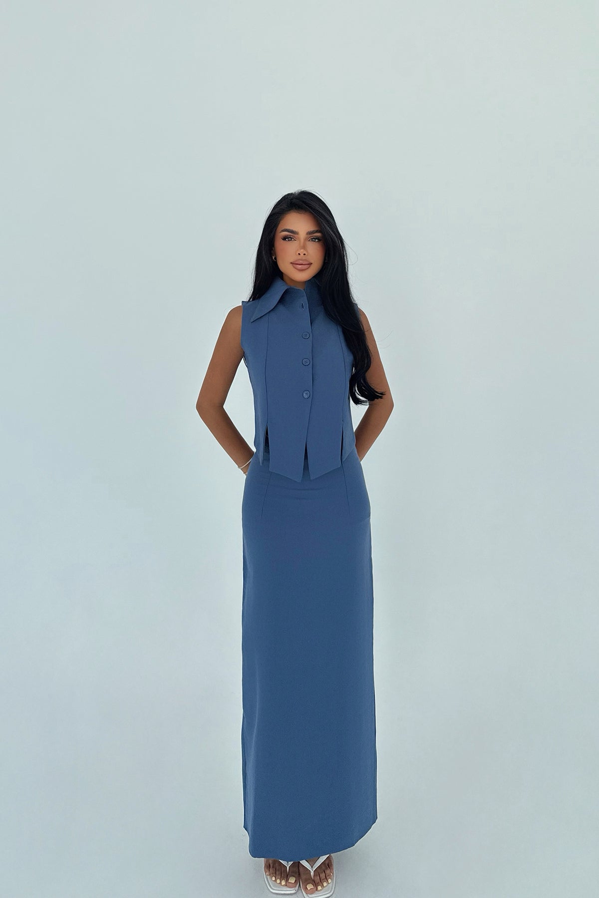 Lacivert Regium İkili Takım ATE-2917