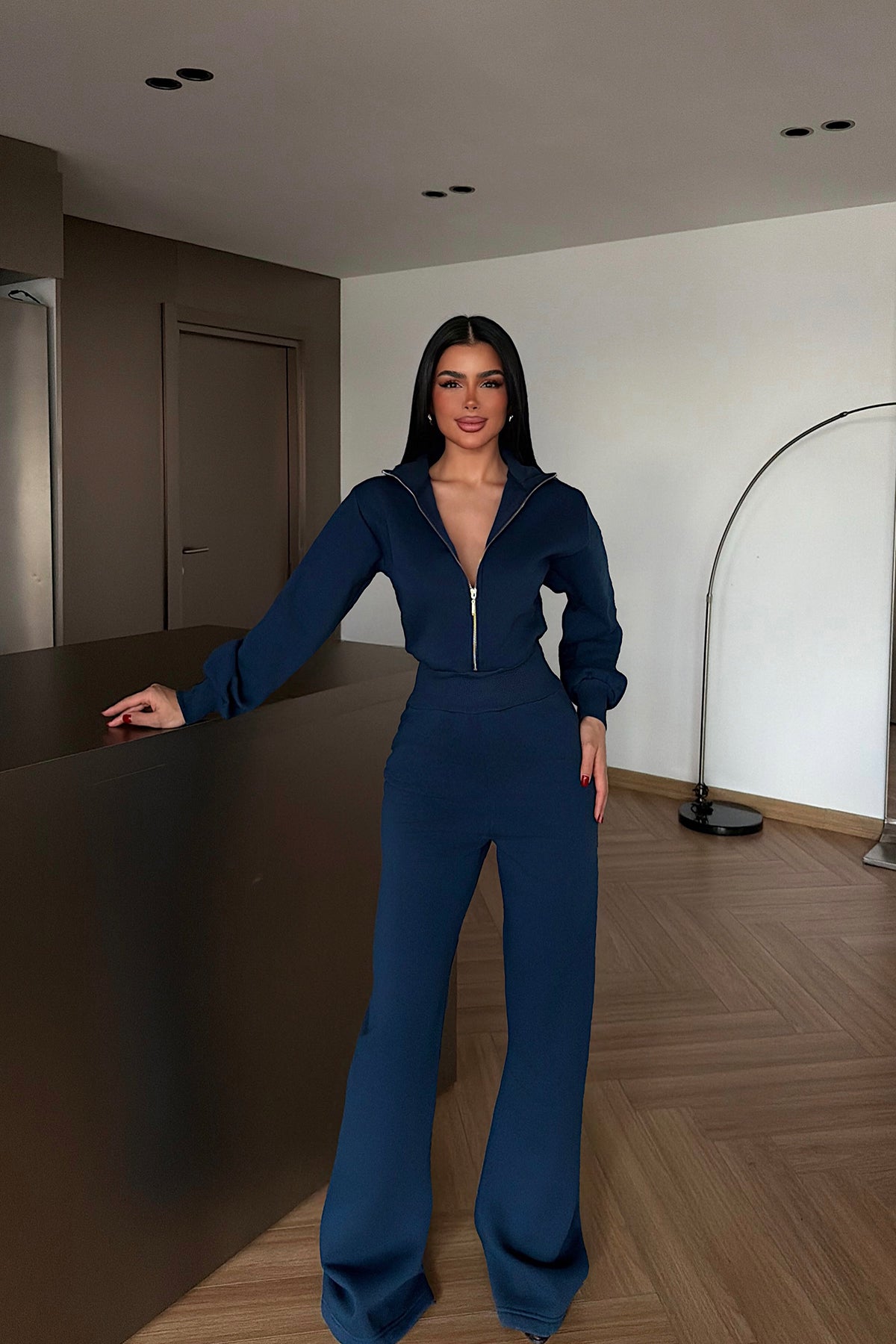 Lacivert İssoly Tulum ATE-4295