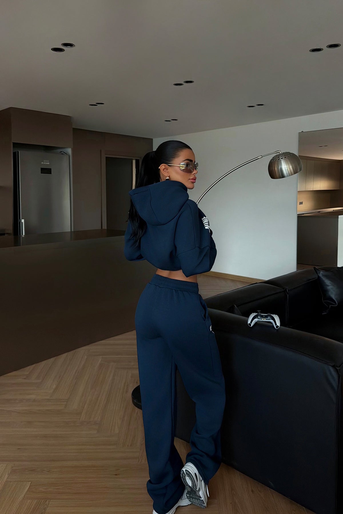 Lacivert Darcey Eşofman Takım ATE-3712