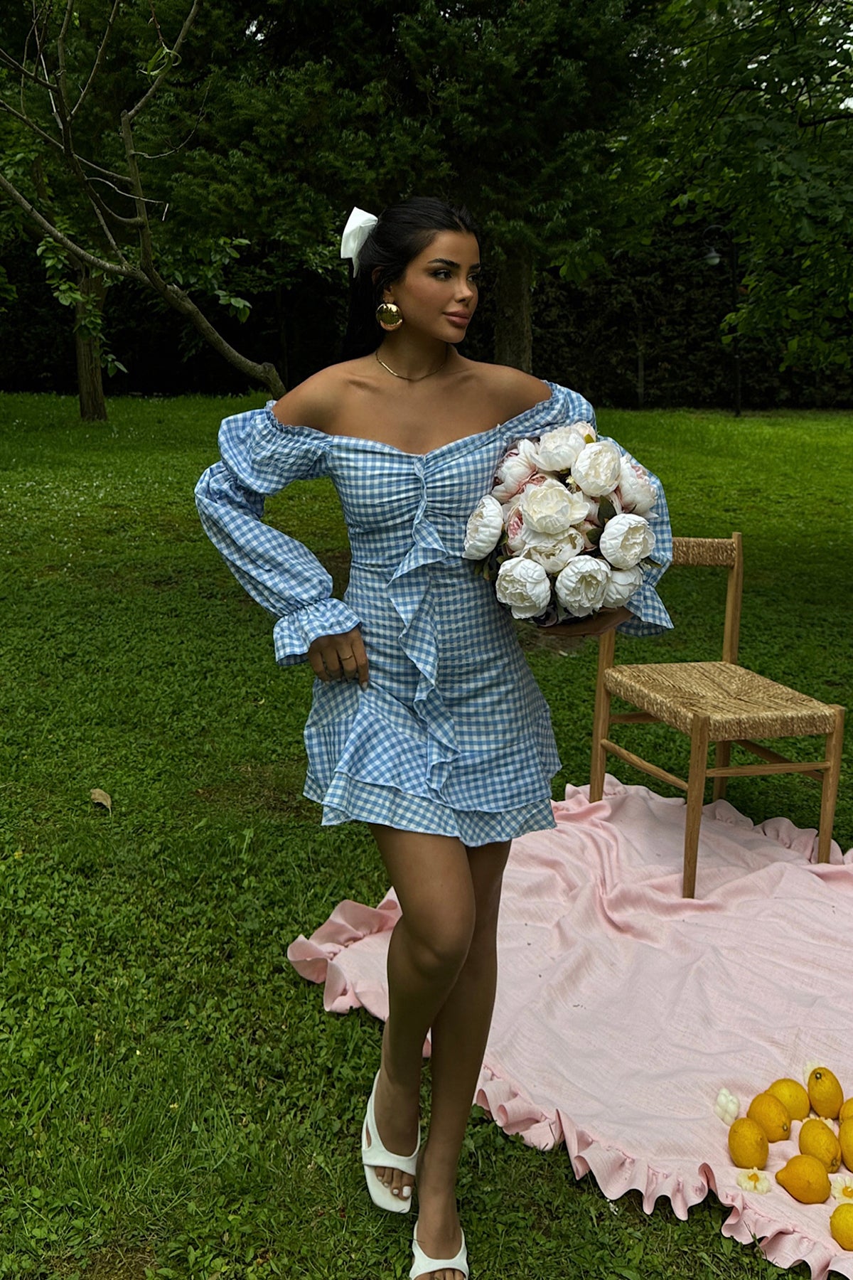 Mavi Jolanda Pötikare Elbise ATE-1080