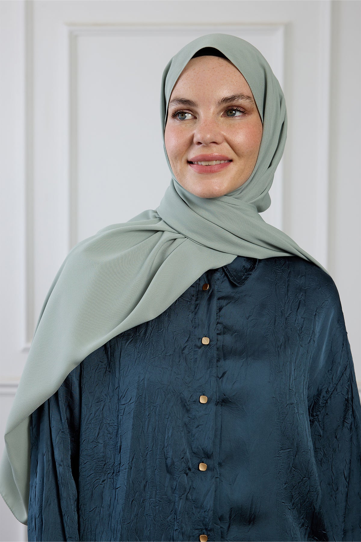 Medine İpeği Şal - Çağla Şal