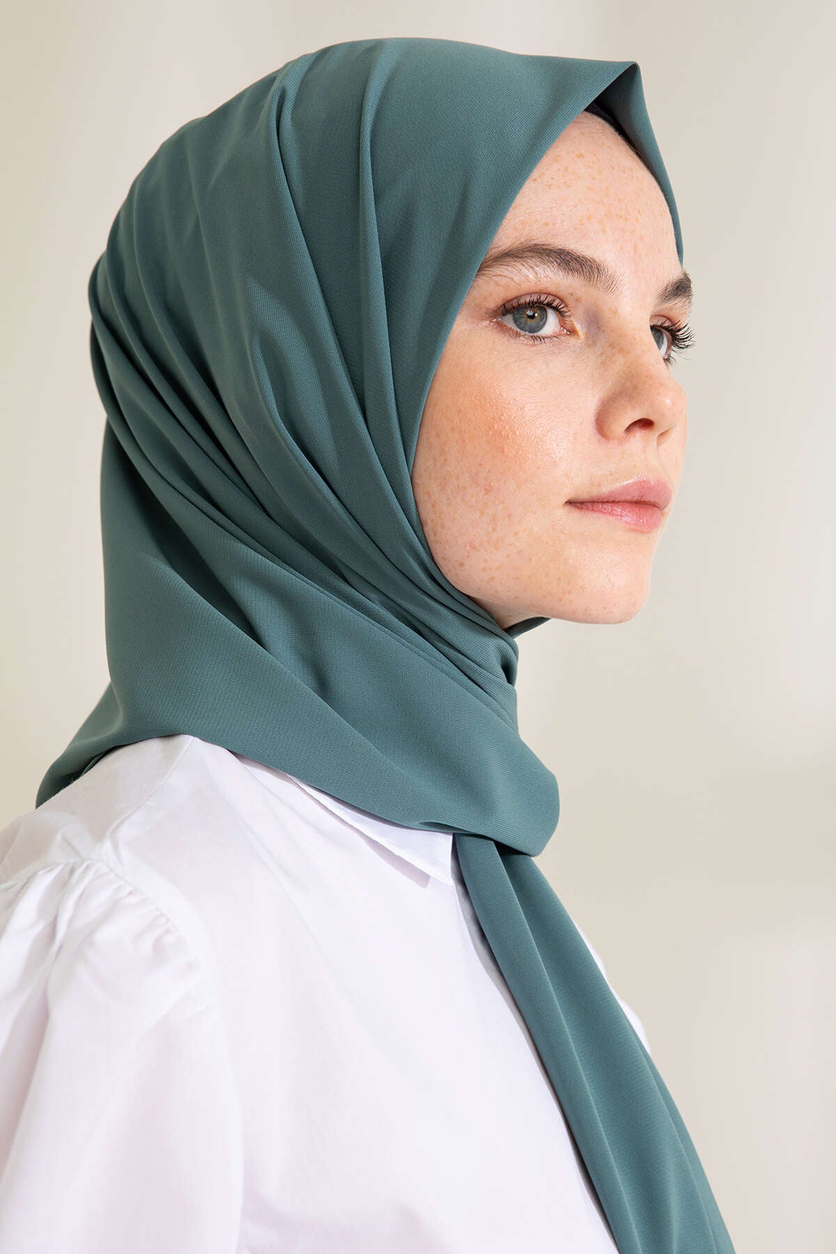 Medine İpeği Şal - Koyu Çağla