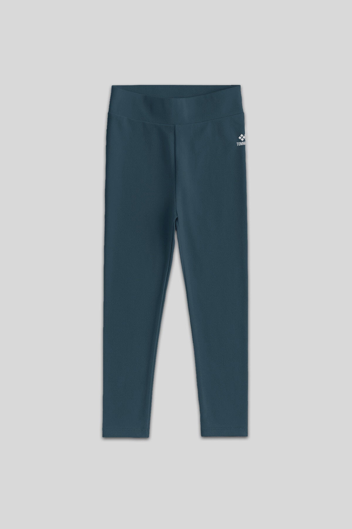 Orman Yeşili Yüksek Bel Dar Paça Kız Çocuk Tayt - 75047