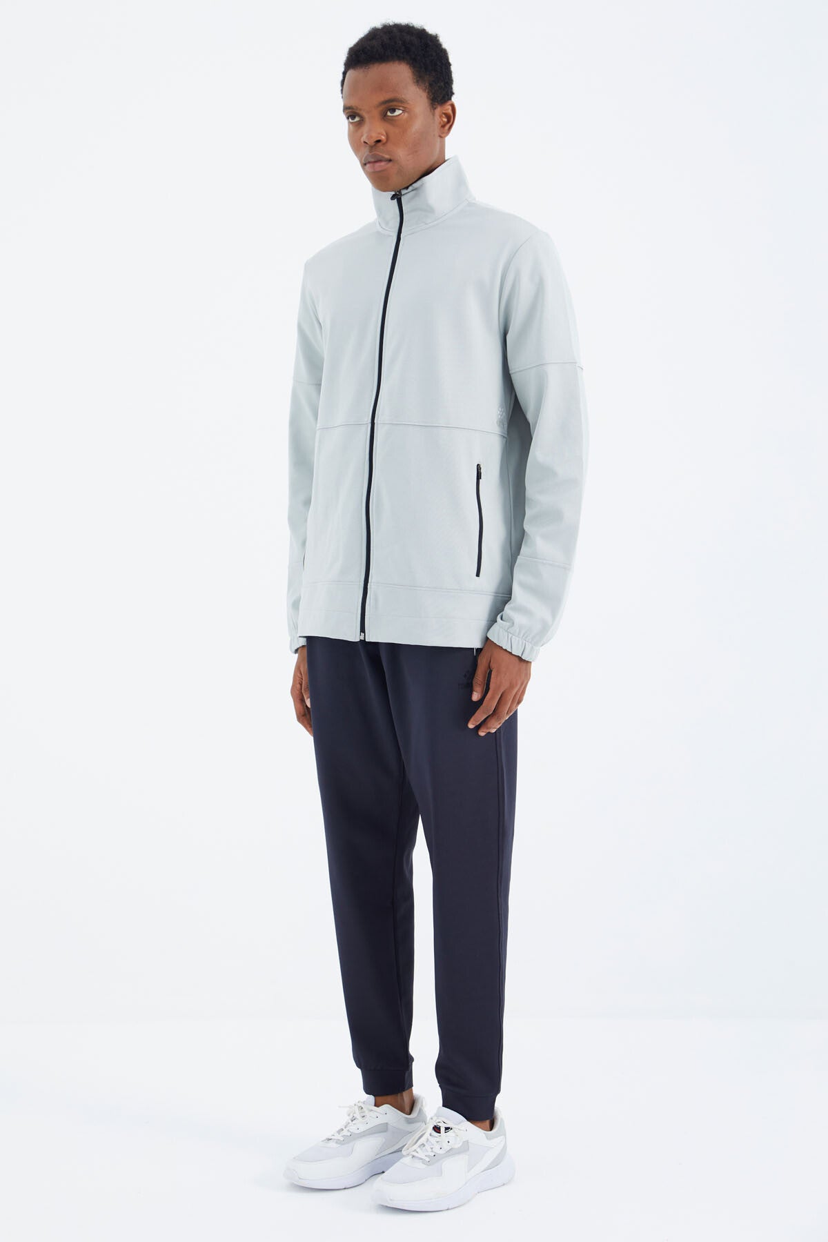 Antrasit Bağcıklı Cep Detaylı Rahat Kalıp Erkek Eşofman Alt - 84993