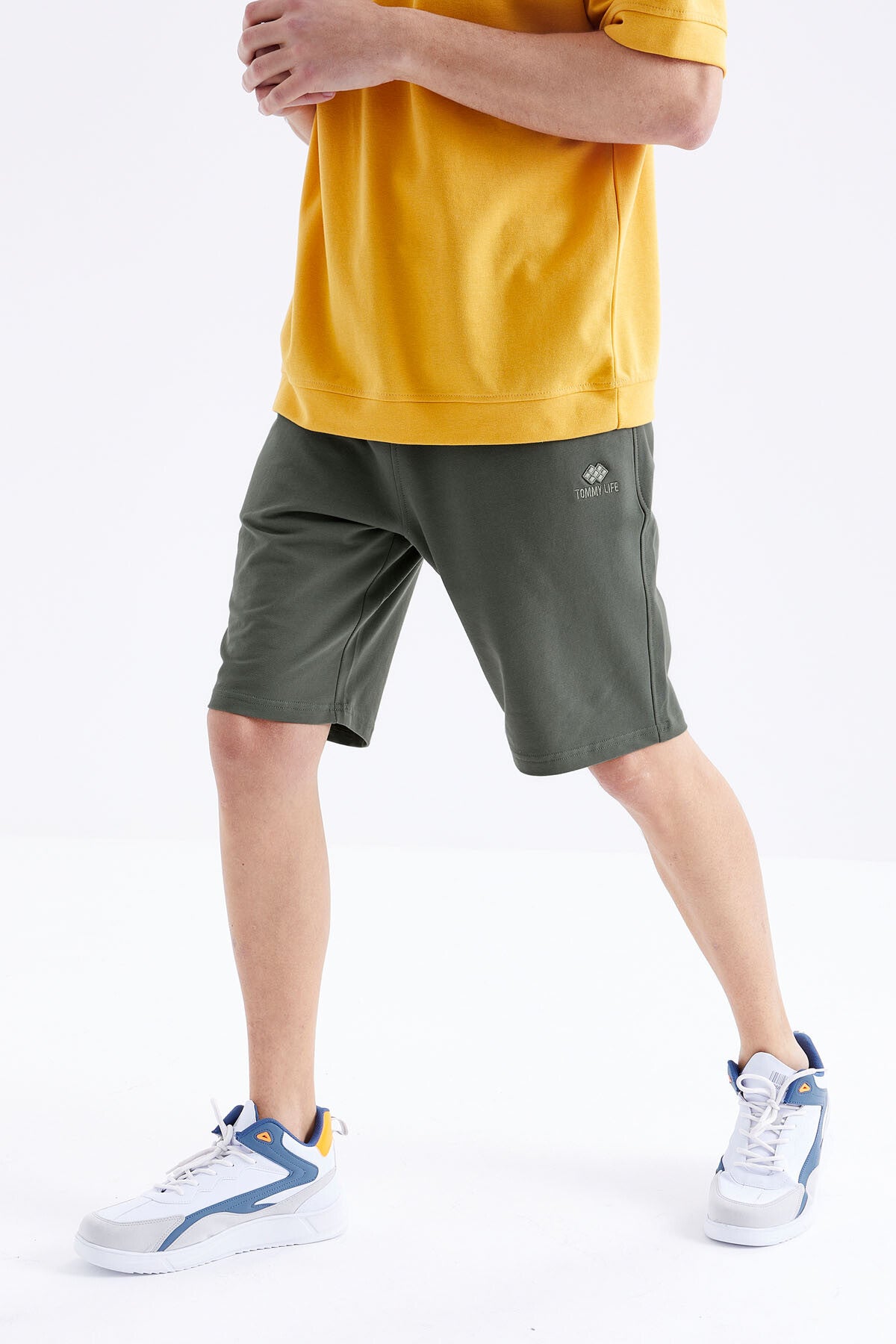 Çağla Bağcıklı Standart Kalıp Basic Erkek Şort - 81212