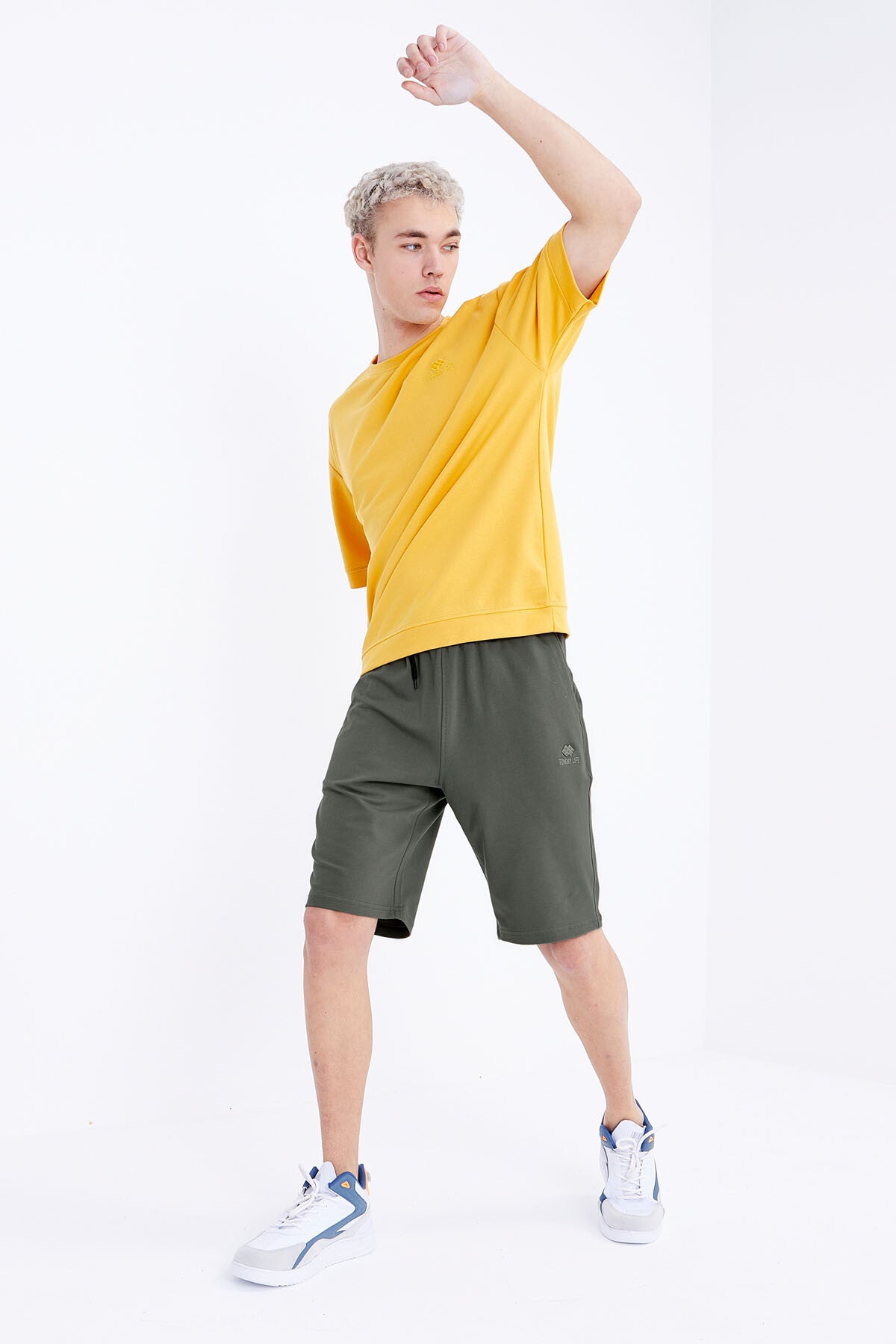 Çağla Bağcıklı Standart Kalıp Basic Erkek Şort - 81212