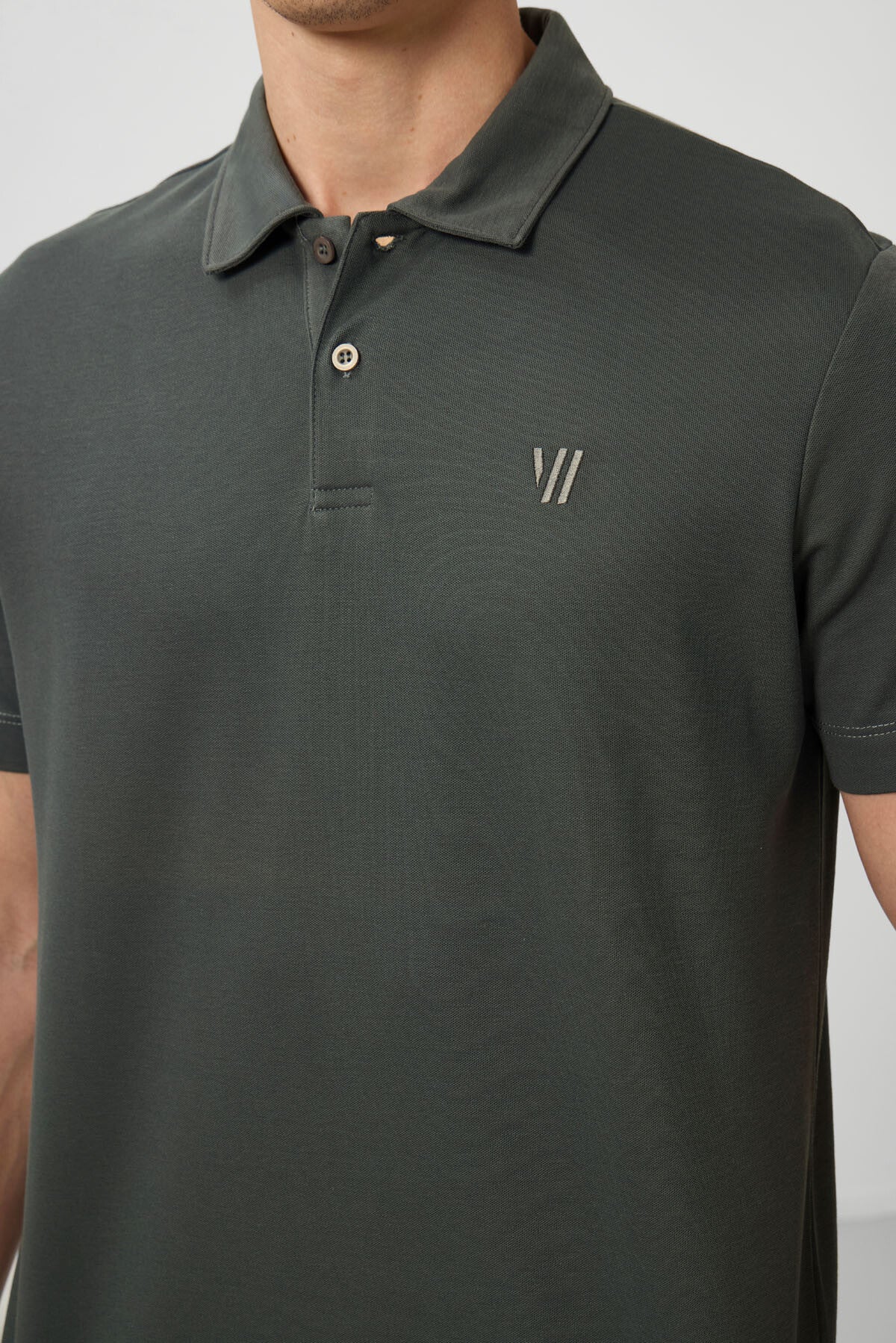 Çağla Standart Kalıp Basic Polo Yaka Erkek T-Shirt - 87768