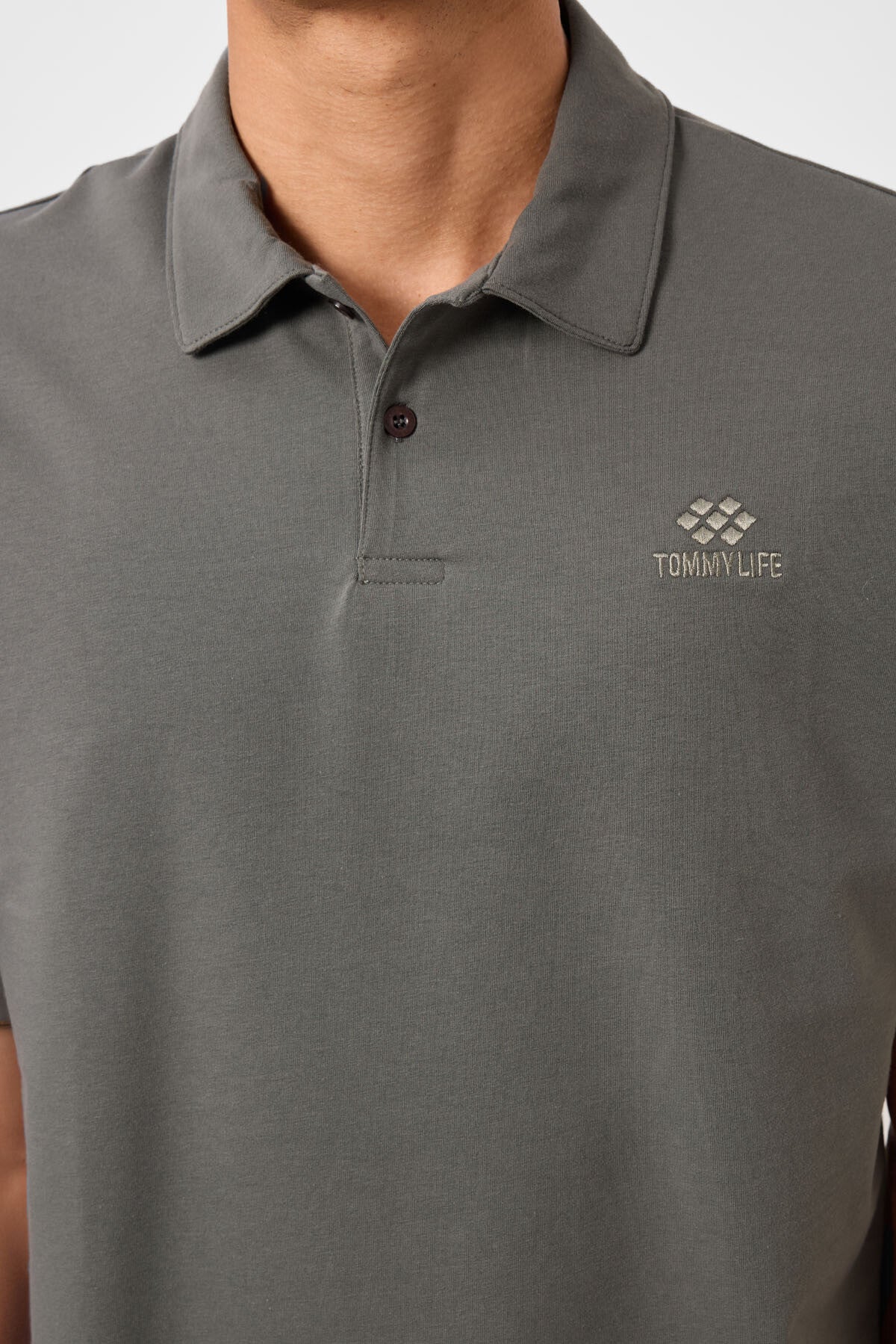 Çağla Standart Kalıp Basic Polo Yaka Erkek T-Shirt - 87748