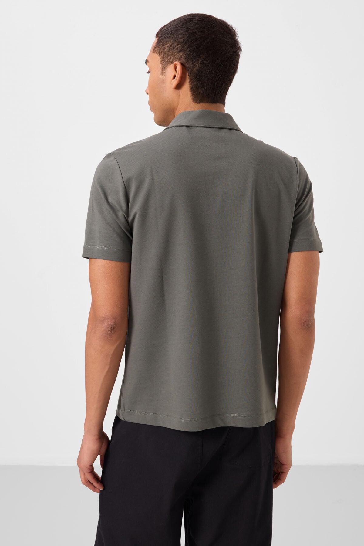 Çağla Standart Kalıp Basic Polo Yaka Erkek T-Shirt - 87748