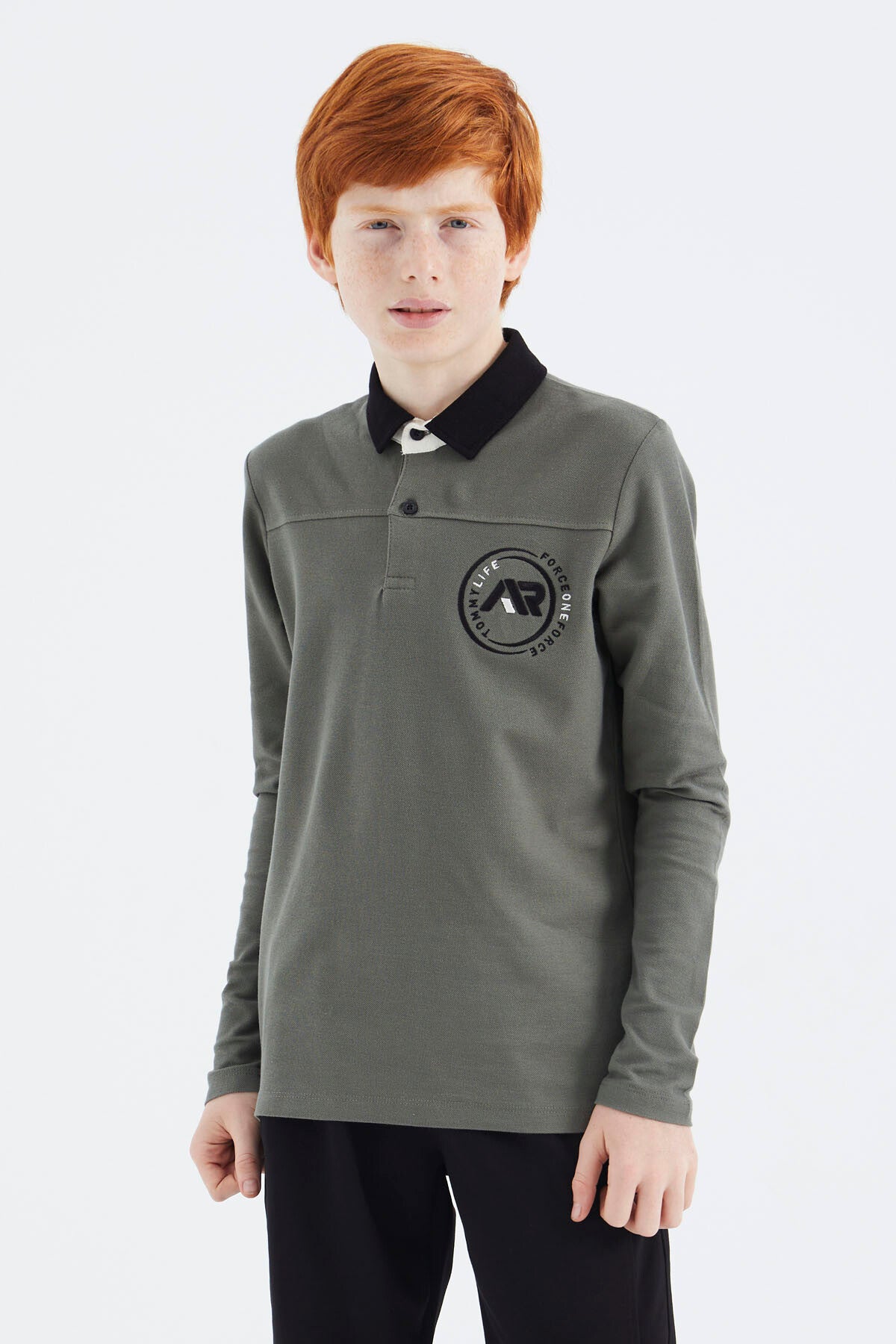 Çağla Polo Yaka Erkek Çocuk T-Shirt - 11172