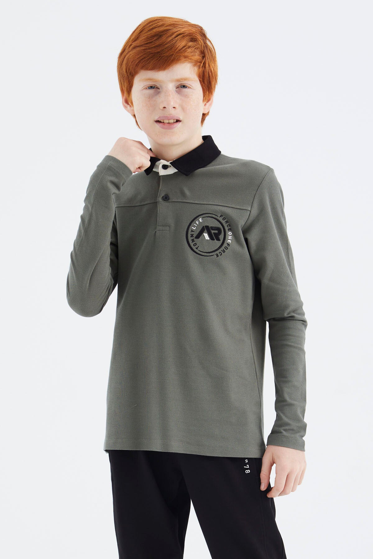 Çağla Polo Yaka Erkek Çocuk T-Shirt - 11172