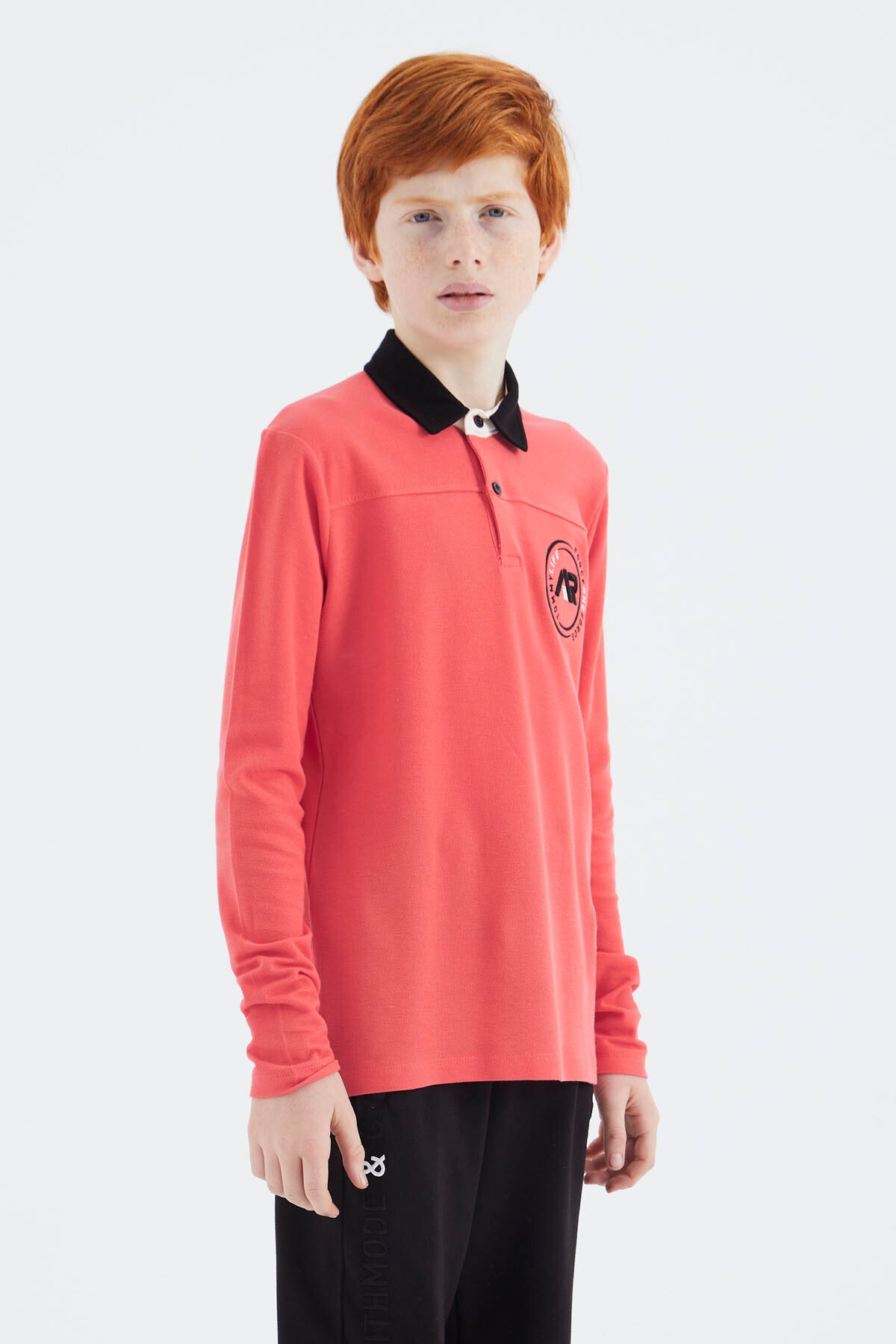 Coral Polo Yaka Erkek Çocuk T-Shirt - 11172