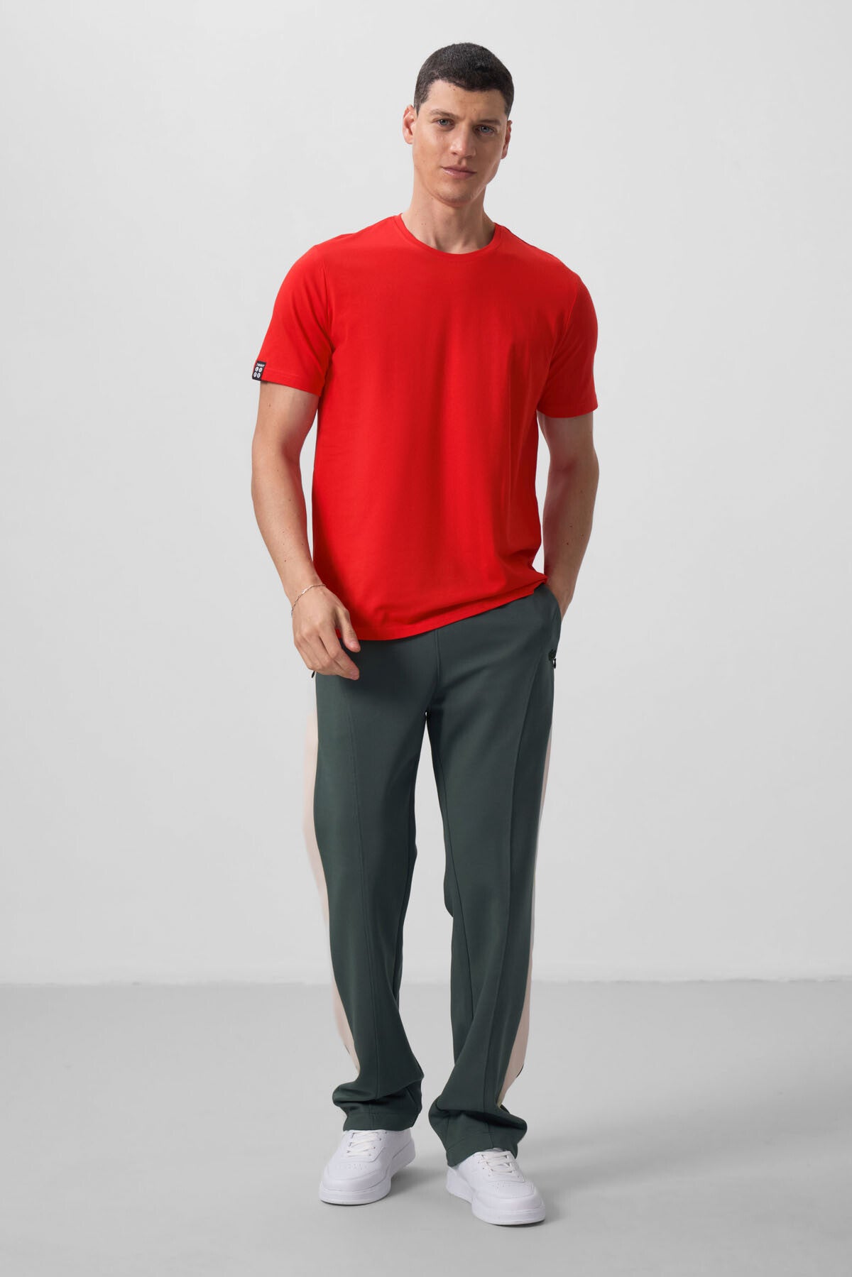 Fiesta Erkek Basic Kısa Kol Standart Kalıp O Yaka T-shirt - 87911