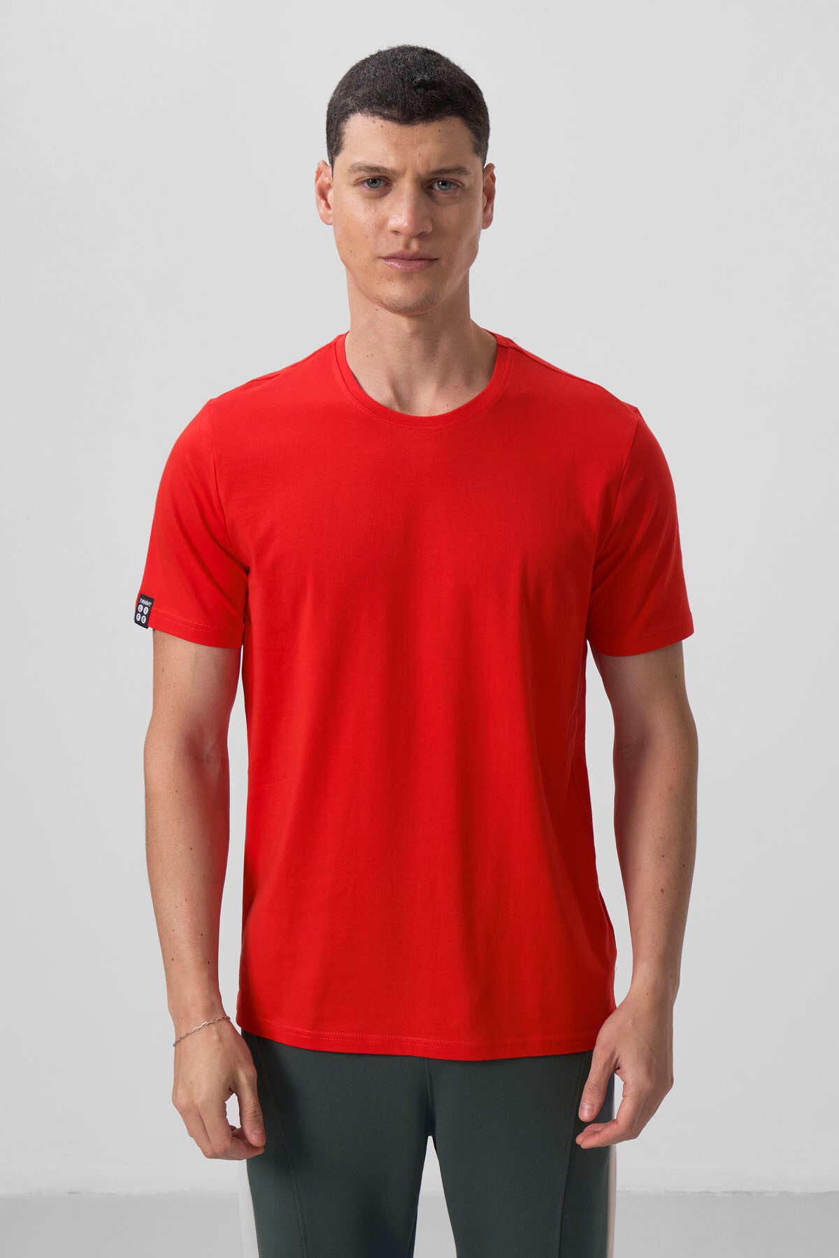 Fiesta Erkek Basic Kısa Kol Standart Kalıp O Yaka T-shirt - 87911