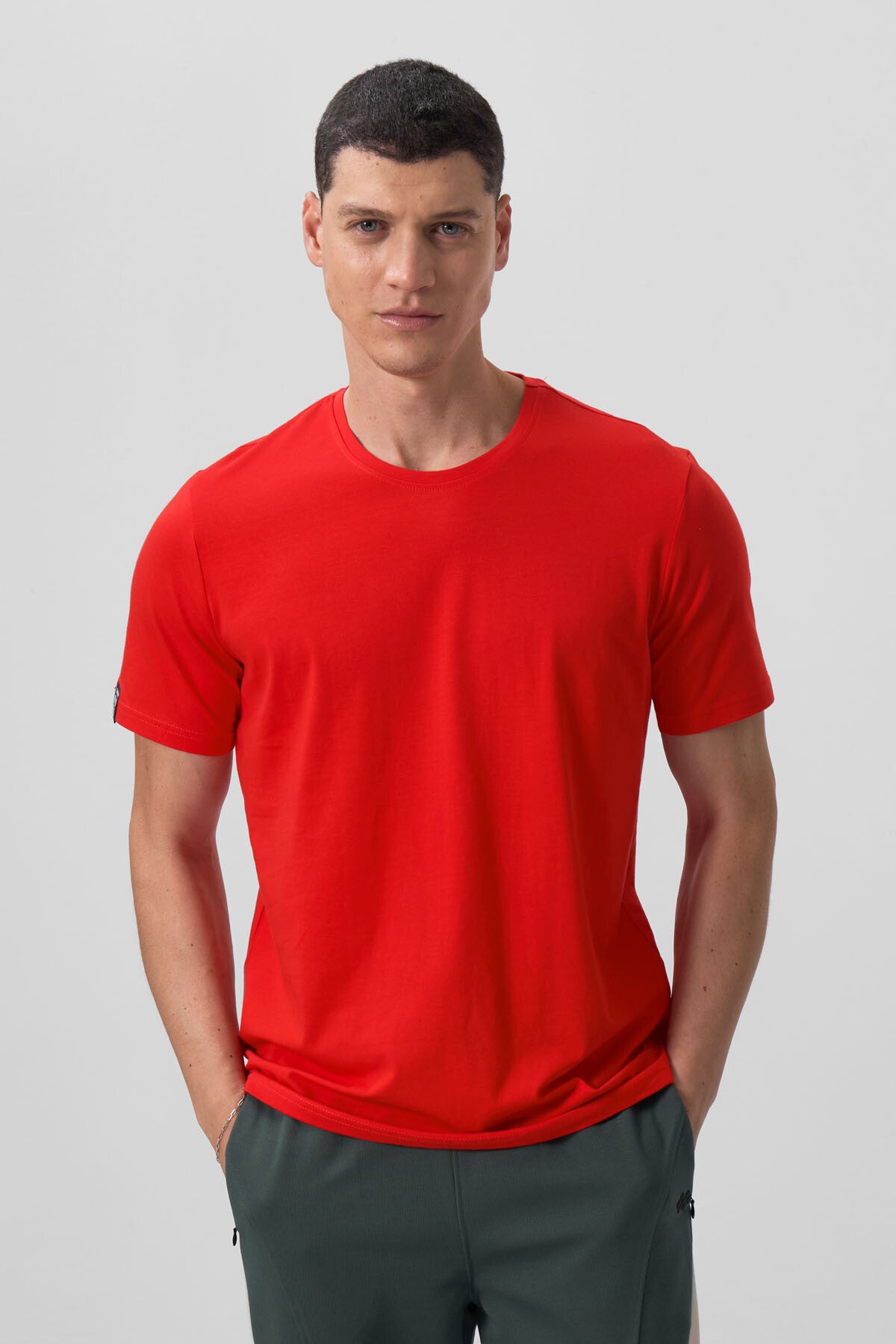 Fiesta Erkek Basic Kısa Kol Standart Kalıp O Yaka T-shirt - 87911