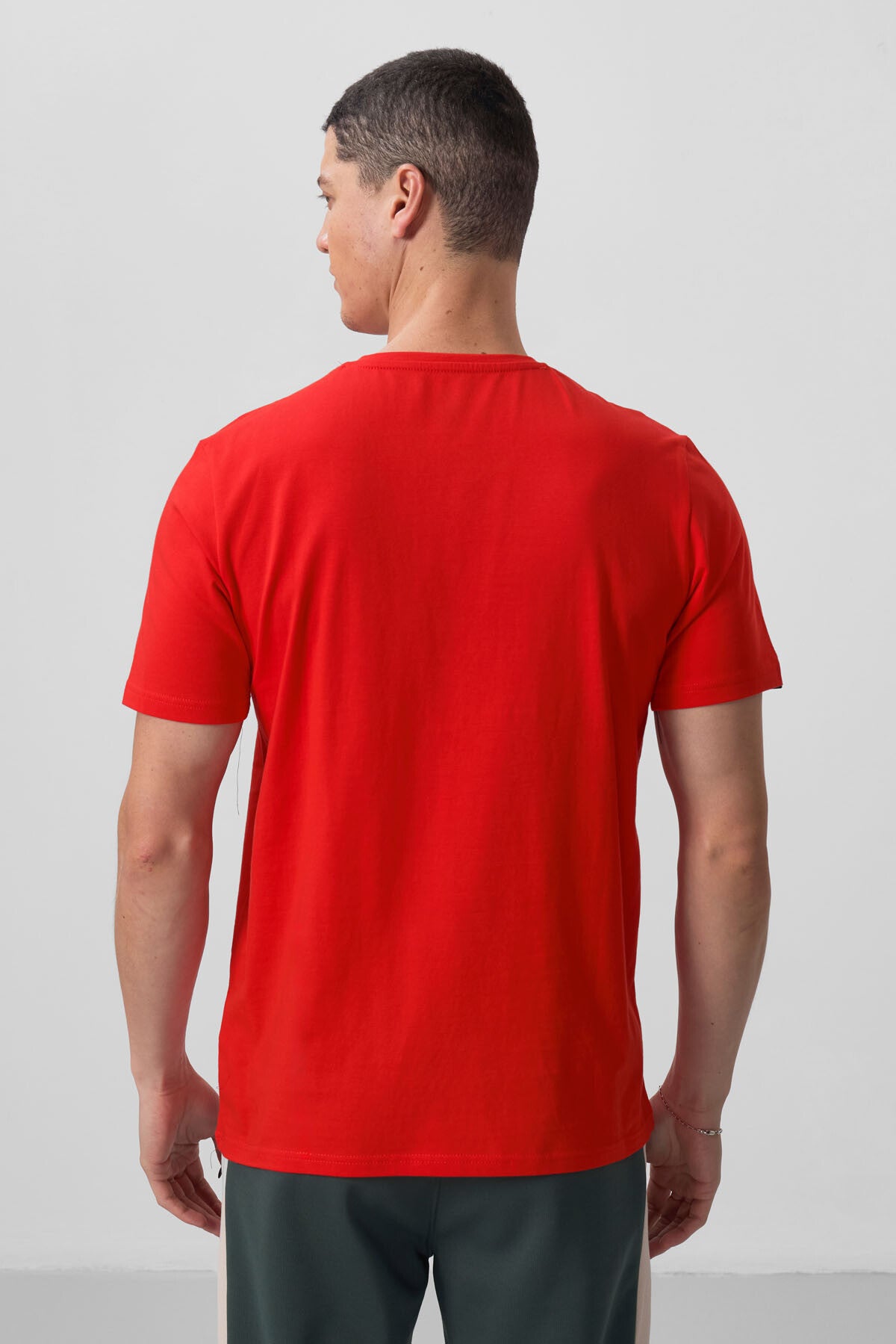 Fiesta Erkek Basic Kısa Kol Standart Kalıp O Yaka T-shirt - 87911