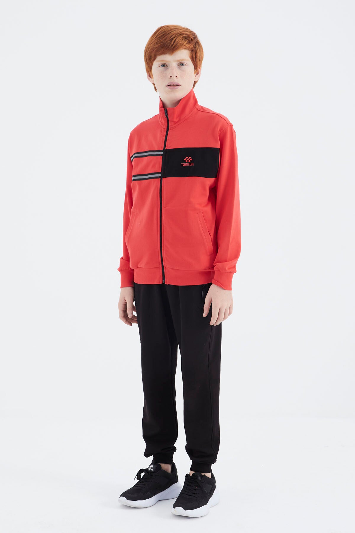 Fiesta Dik Yaka Erkek Çocuk Sweatshirt - 11183